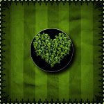 Poison Skull Heart Mini Button