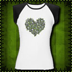 Poison Skull Heart Women's Cap Sleeve T-Shirt