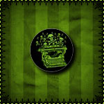 Poison Typewriter Mini Button