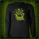 Poison Typewriter Long Sleeve Dark T-Shirt