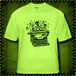 Poison Typewriter Green T-Shirt