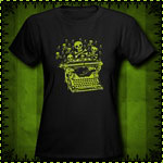 Poison Typewriter Women's Dark T-Shirt