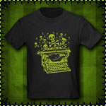 Poison Typewriter Kids Dark T-Shirt
