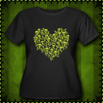 Poison Skull Heart Women's Plus Size Scoop Neck Da