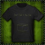 Don't Look in the Box Kids Dark T-Shirt
