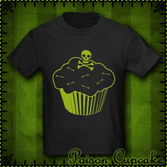 Poison Cupcake Kids Dark T-Shirt