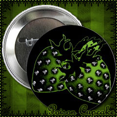 Poison Strawberries Button