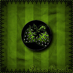 Poison Strawberries Mini Button