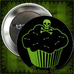 Poison Cupcake Button