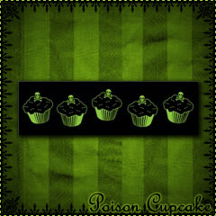 Poison Cupcakes Bumper Sticker