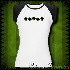 Poison Cupcakes Cap Sleeve T-Shirt