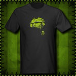 Poison Lips Black T-Shirt