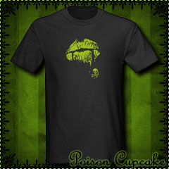 Poison Lips Black T-Shirt
