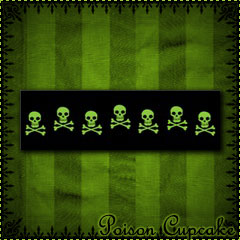 Row of Skulls and Crossbones Bumper Sticker