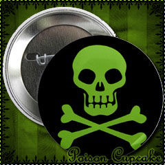 Skull and Crossbones Button