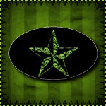 Skull Nautical Star Sticker