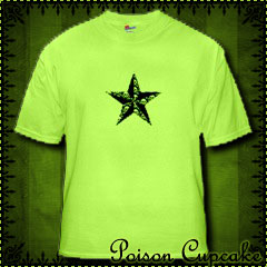 Skull Nautical Star Green T-Shirt