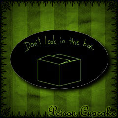Don't Look in the Box Sticker (Oval)