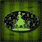 Poison Housewife Sticker (Oval)