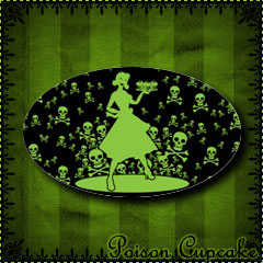 Poison Housewife Sticker (Oval)