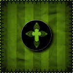 Gothic Skull Cross Mini Button