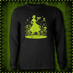 Poison Housewife Long Sleeve Black T-Shirt