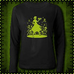 Poison Housewife Women's Long Sleeve Black T-Shirt