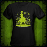 Poison Housewife Women's Black T-Shirt