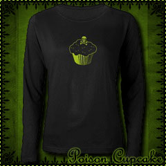 Poison Cupcake Women's Long Sleeve Dark T-Shirt