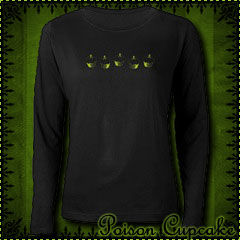 Poison Cupcake Women's Long Sleeve Dark T-Shirt